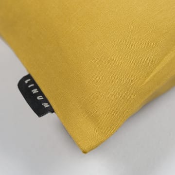 Annabell kussenhoes 50x50 cm - Mosterdgeel - Linum