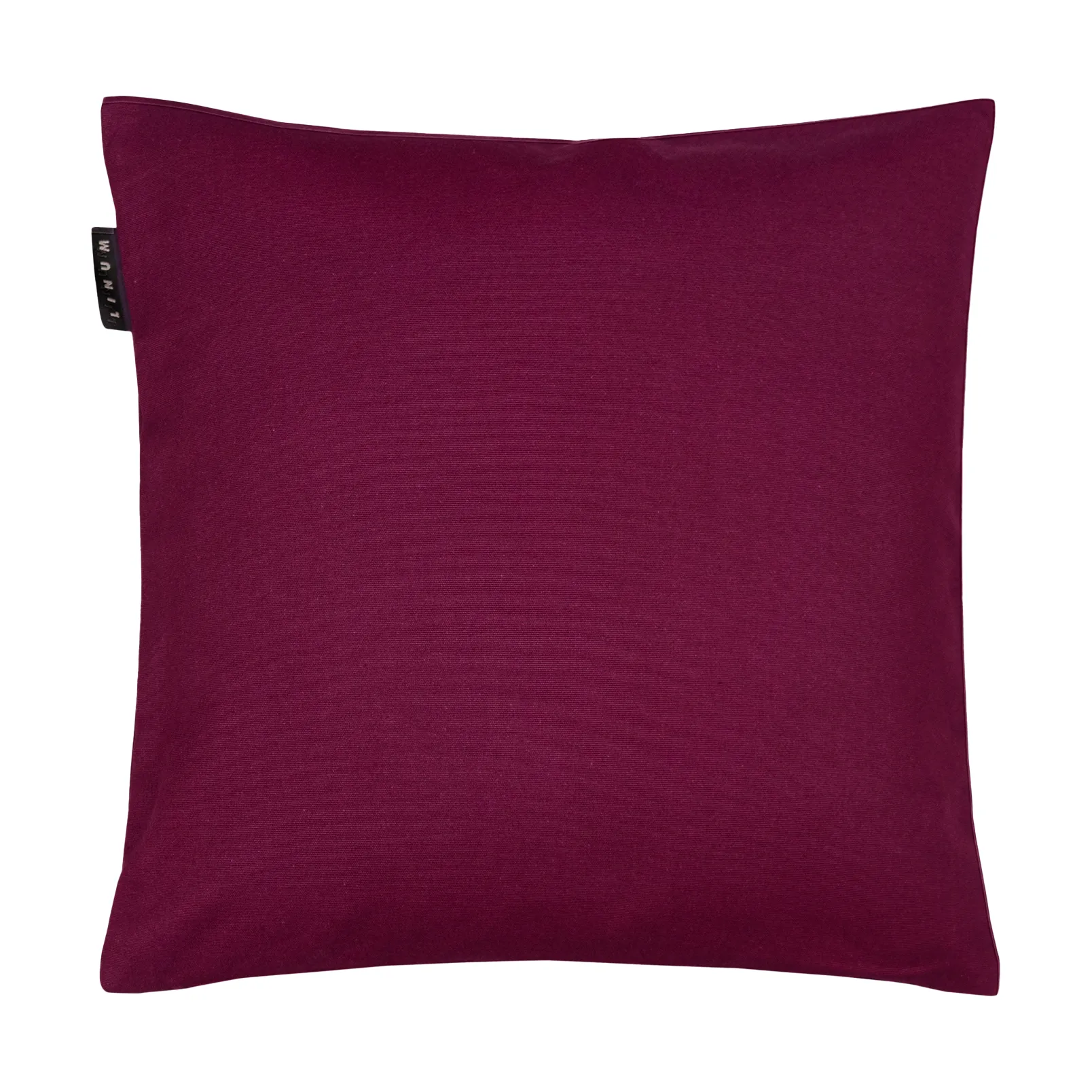 Annabell kussensloop 40x40 cm, Bourgondisch rood Linum
