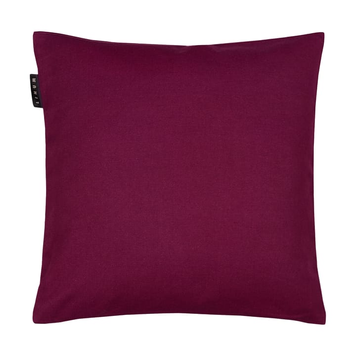 Annabell kussensloop 40x40 cm - Bourgondisch rood - Linum