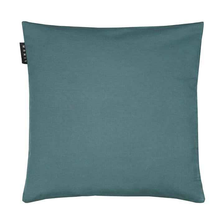 Annabell kussensloop 40x40 cm - Donker Grijsturquoise - Linum