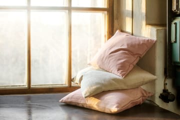Annabell kussensloop 40x40 cm - Stoffig roze - Linum