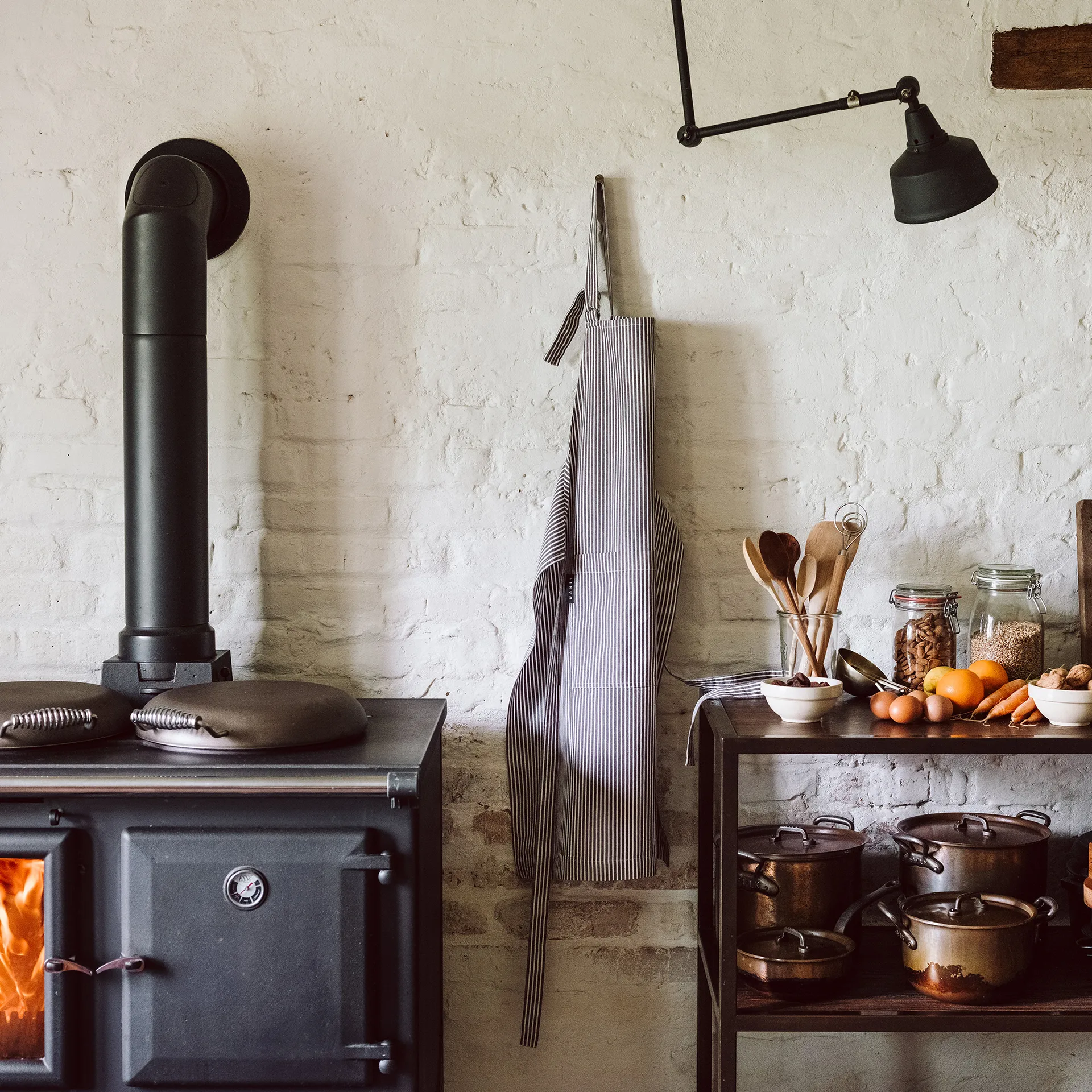 Emma schort, Granietgrijs Linum