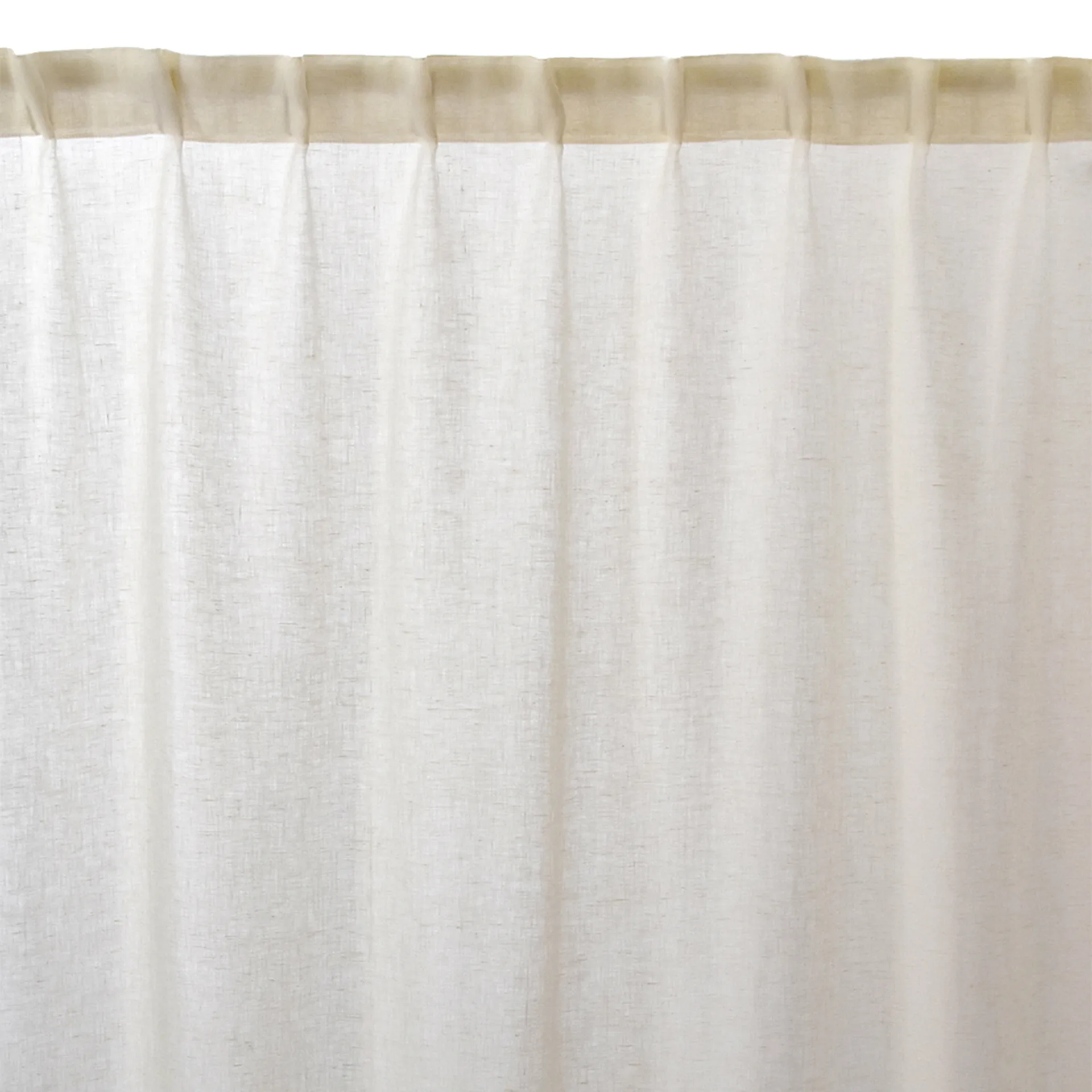 Intermezzo gordijn, Roombeige Linum