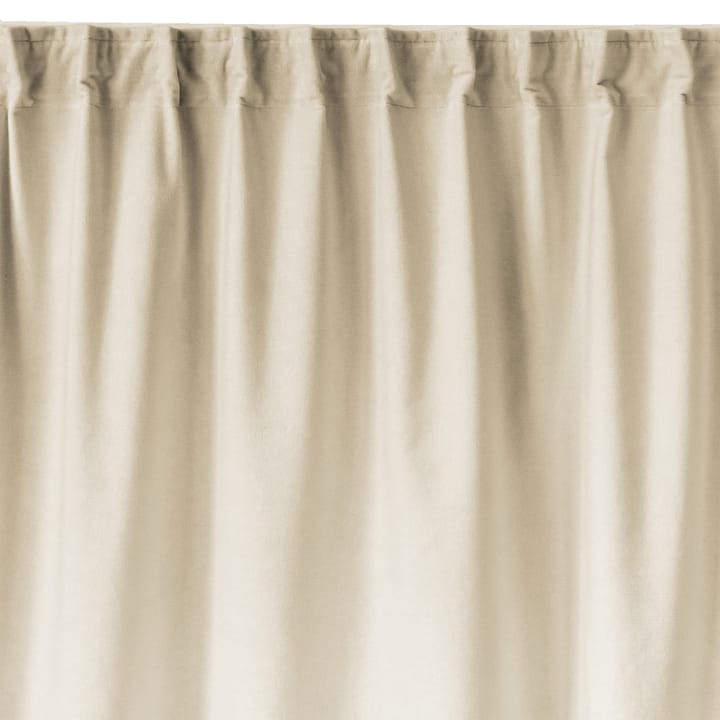 Paolo gordijn met plooirand - Romig beige - Linum