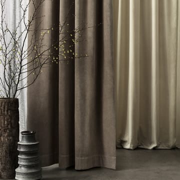 Paolo gordijn met plooirand - Romig beige - Linum