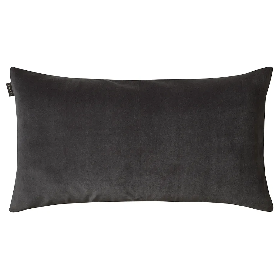 Paolo kussenhoes, Donker koolgrijs Linum