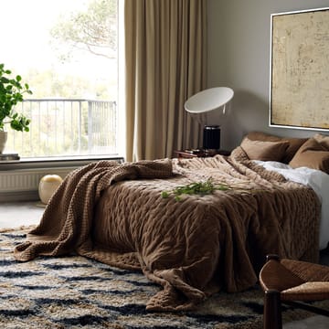 Paolo sprei 260x270 cm - Kameelbruin - Linum