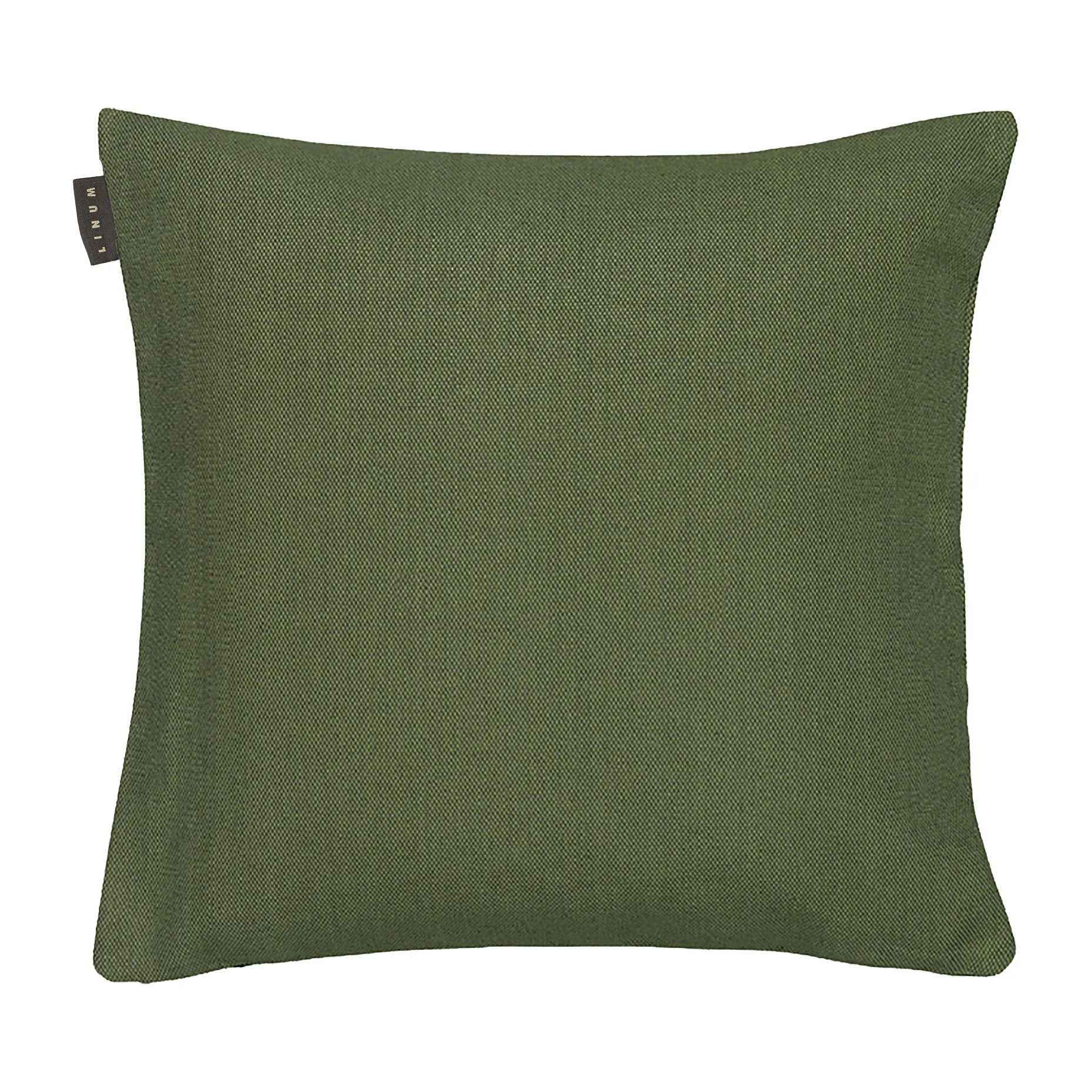 Pepper kussenhoes 50x50 cm, Donker olijfgroen Linum
