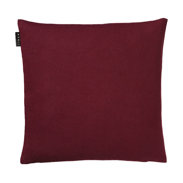 Pepper kussensloop 40x40 cm - Bourgondisch rood - Linum