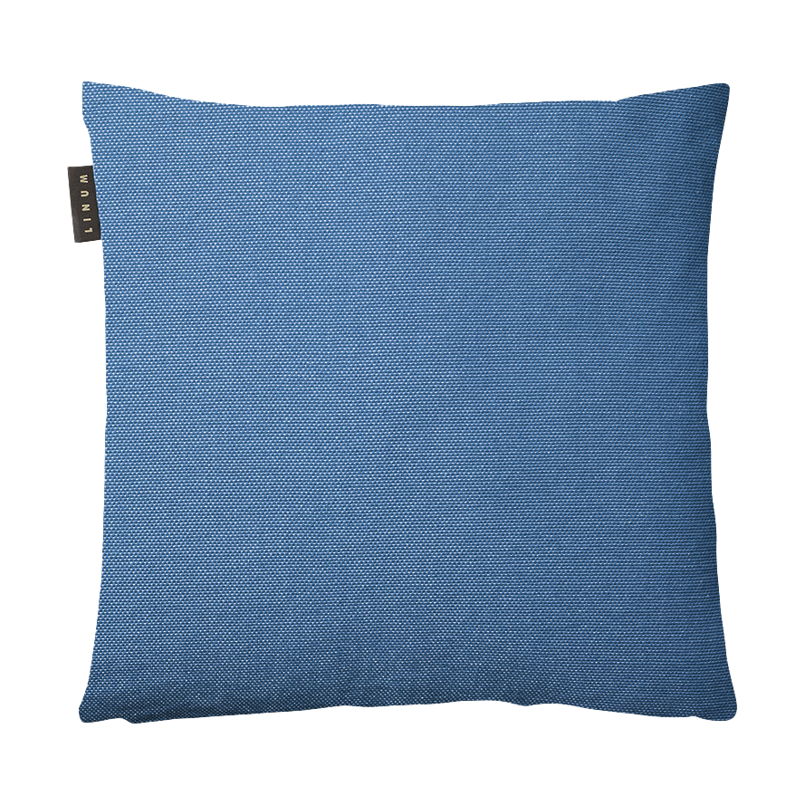 Linum Pepper kussensloop 40x40 cm Diep zeeblauw | Scandinavisch Interieur | Kussenhoezen | Blauw