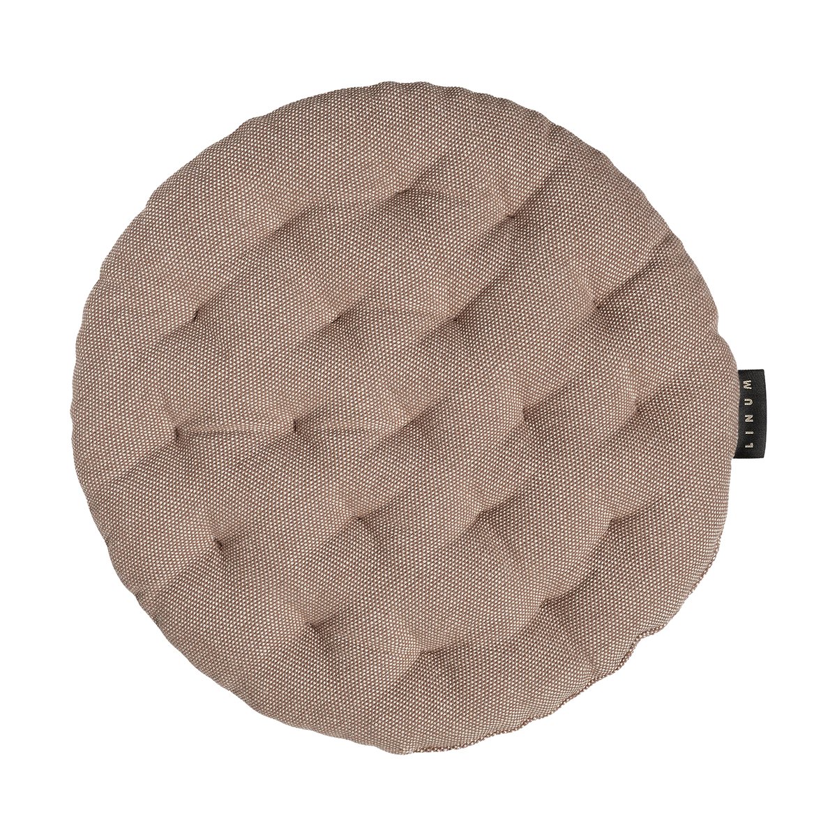 Linum Pepper stoelkussen o37 cm Antraciet bruin | Scandinavisch Interieur | Stoelkussens | Bruin