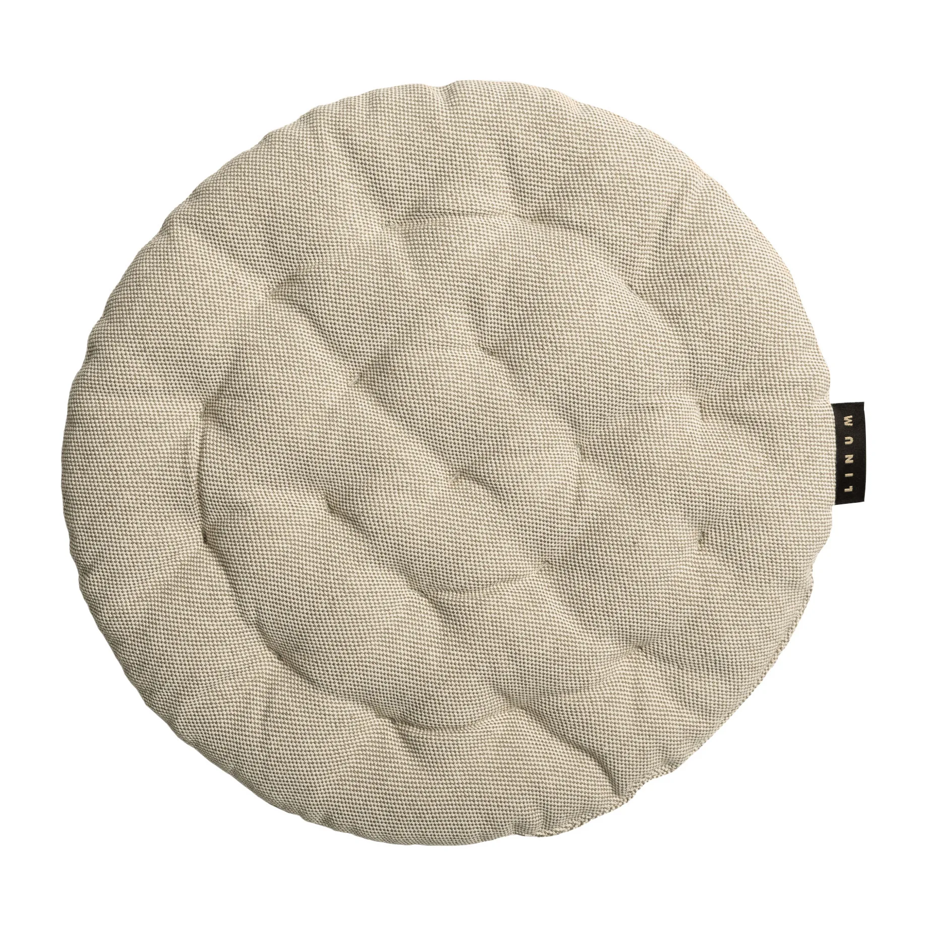 Pepper stoelkussen Ø37 cm, Bronsbruin Linum