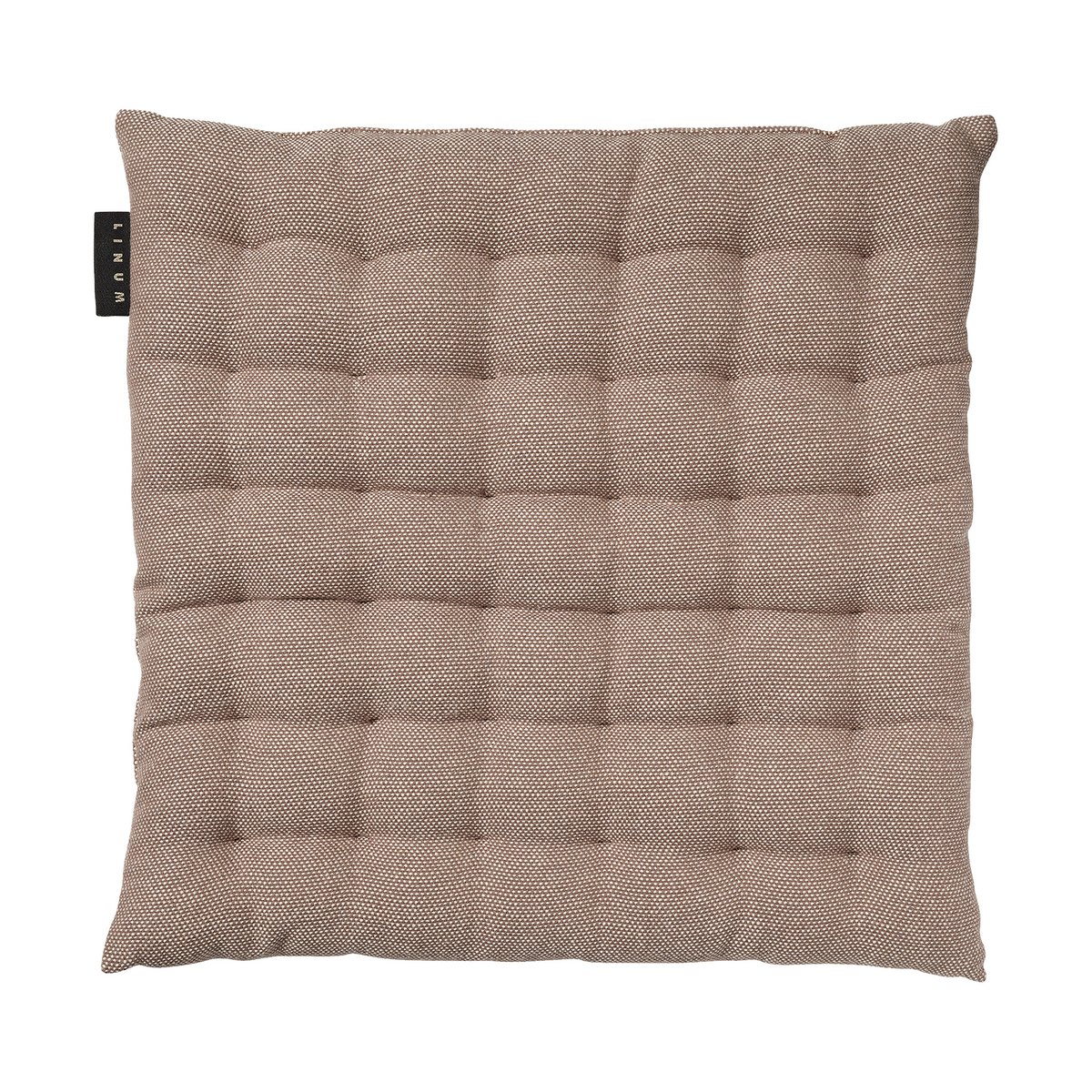 Linum Pepper stoelkussen 40x40 cm Antraciet bruin | Scandinavisch Interieur | Stoelkussens | Bruin