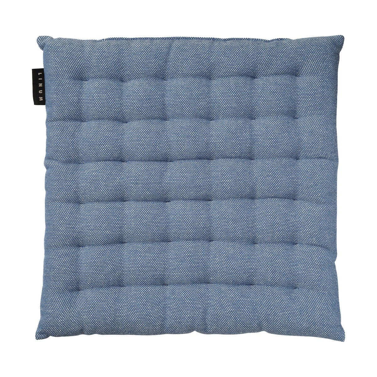 Linum Pepper stoelkussen 40x40 cm Diep zeeblauw | Scandinavisch Interieur | Stoelkussens | Blauw