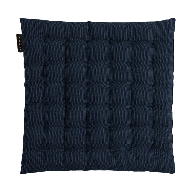 Linum Pepper stoelkussen 40x40 cm Donker marineblauw