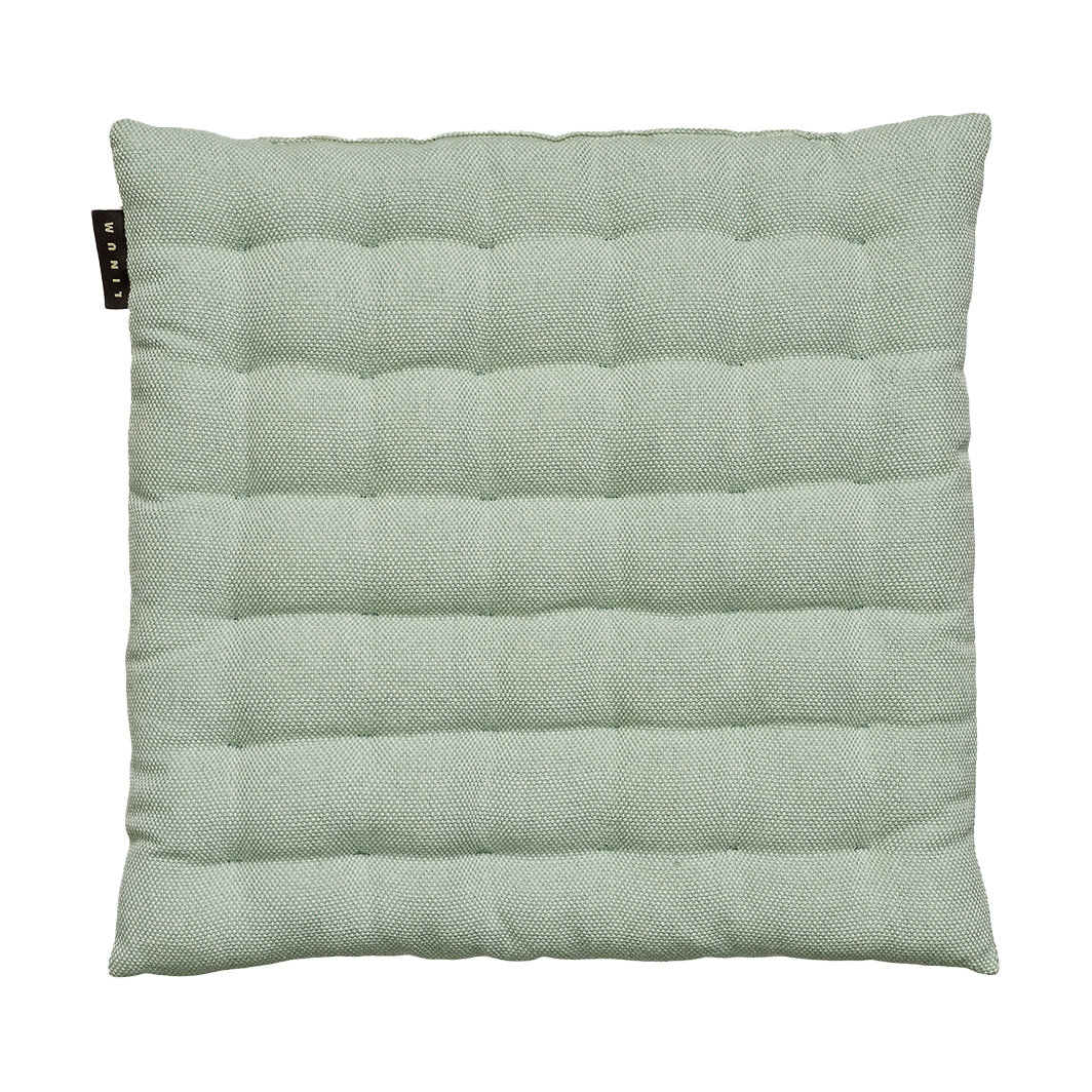Linum Pepper stoelkussen 40x40 cm IJsgroen | Scandinavisch Interieur | Stoelkussens | Groen