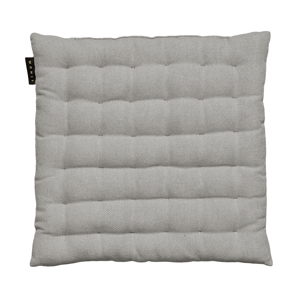 Linum Pepper stoelkussen 40x40 cm Lichtgrijs | Scandinavisch Interieur | Stoelkussens | Grijs