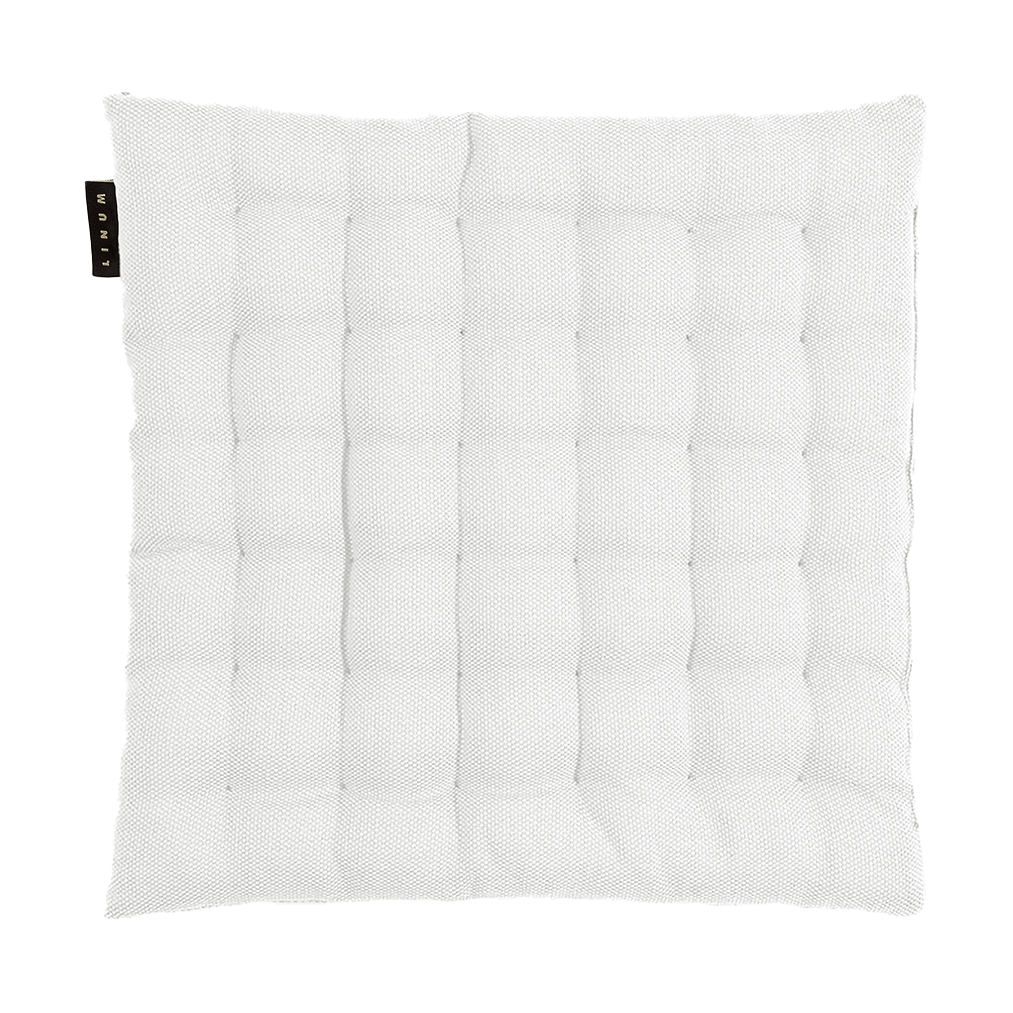 Linum Pepper stoelkussen 40x40 cm Wit | Scandinavisch Interieur | Stoelkussens | Wit