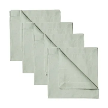 Robert servet 4-pack - Licht ijsgroen - Linum