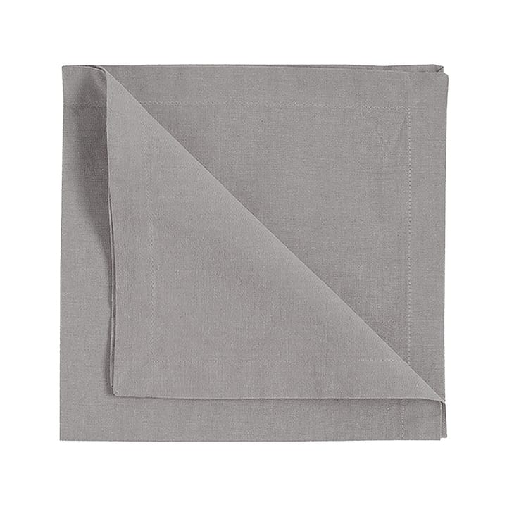 Robert servet 4-pack - Lichtgrijs - Linum