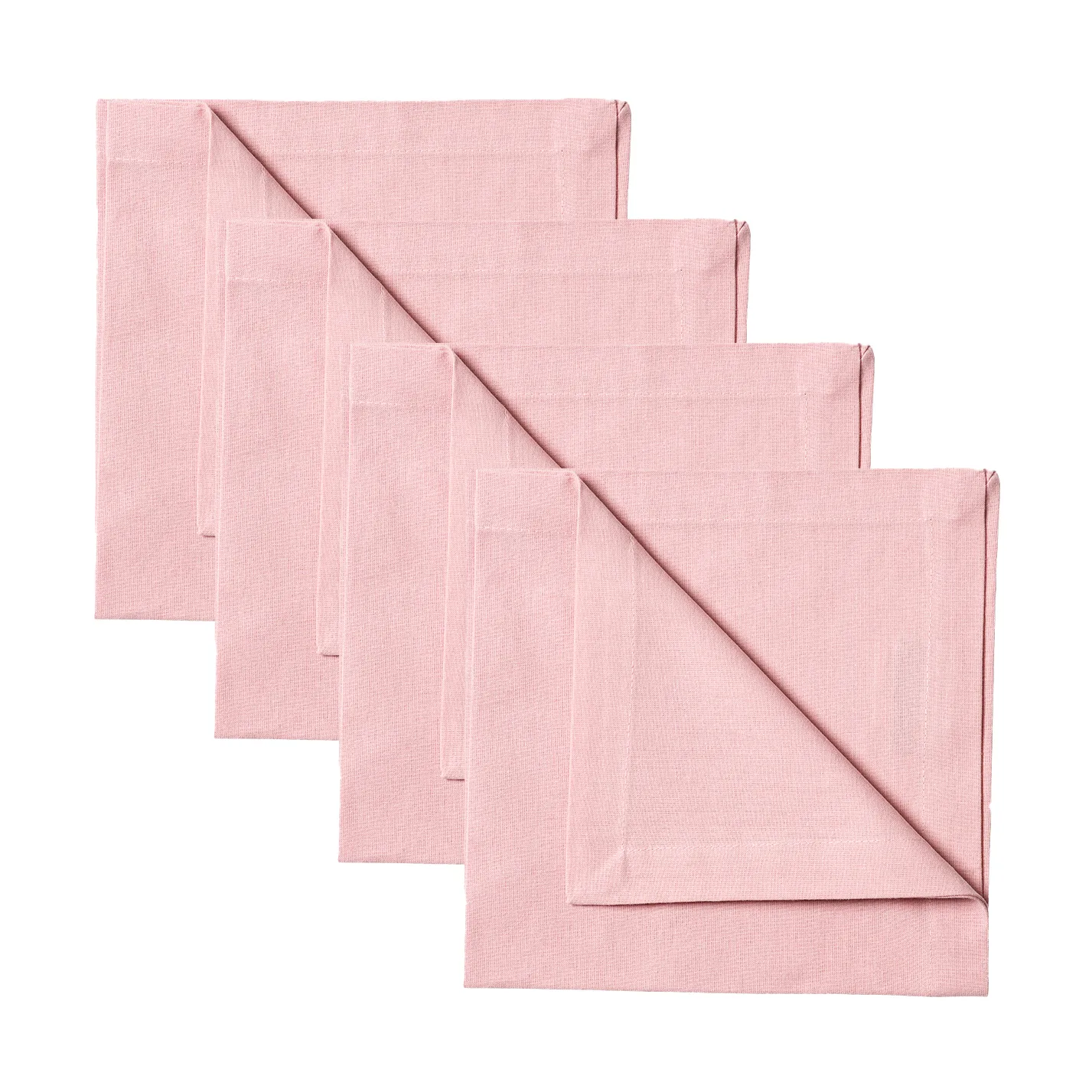 Robert servet 4-pack, Stoffig roze Linum