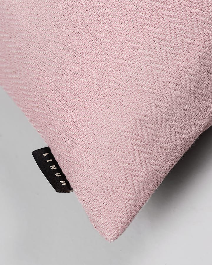 Shepard kussensloop 50x50 cm, Stoffig roze Linum