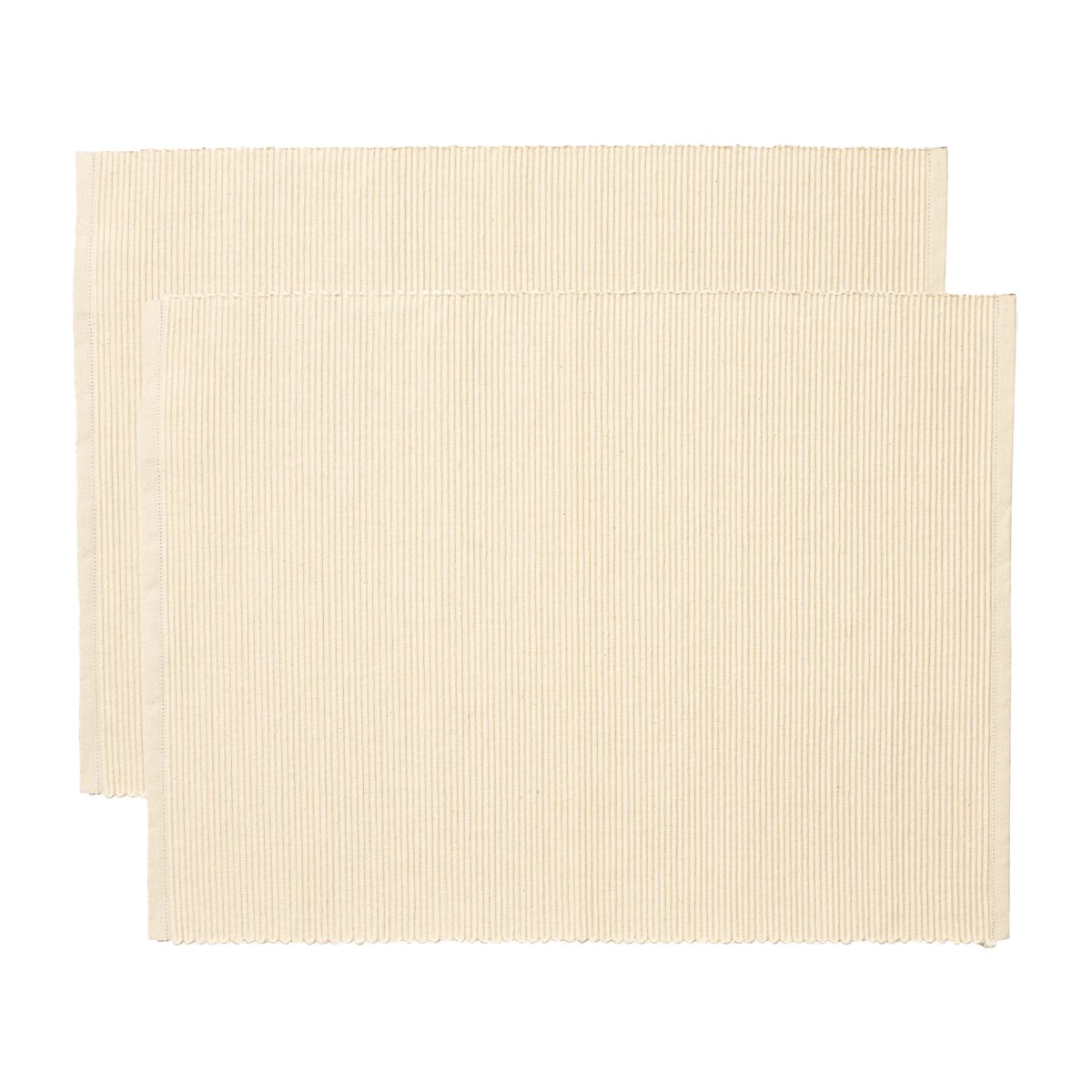 Linum Uni placemat 35x46 cm 2-pack Crèmebeige | Scandinavisch Interieur | Placemats | Beige