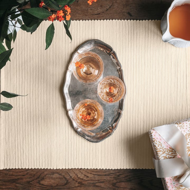 Uni placemat 35x46 cm 2-pack, Crèmebeige Linum