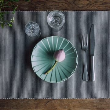 Uni placemat 35x46 cm 2-pack - Granietgrijs - Linum