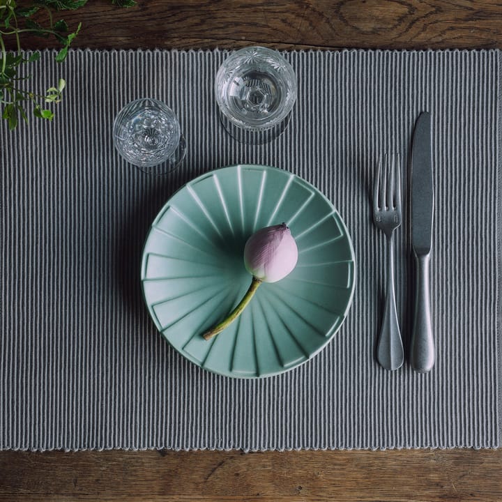 Uni placemat 35x46 cm 2-pack, Granietgrijs Linum