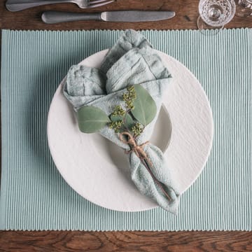 Uni placemat 35x46 cm 2-pack - IJsgroen - Linum
