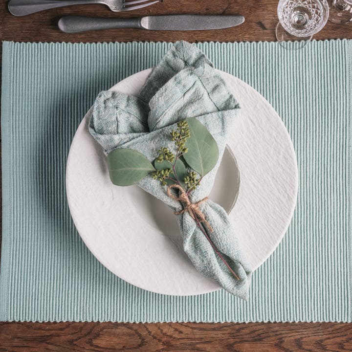Uni placemat 35x46 cm 2-pack, IJsgroen Linum