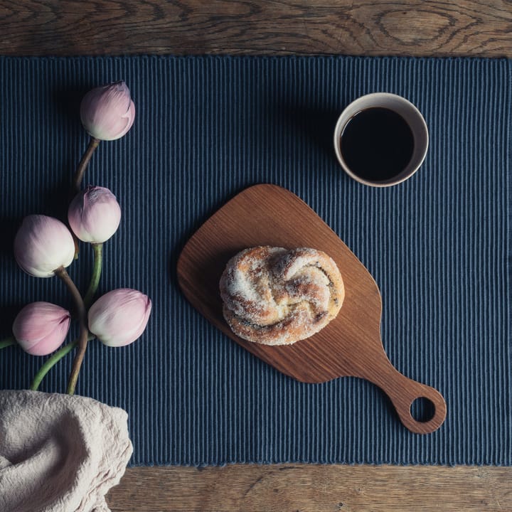 Uni placemat 35x46 cm 2-pack - Indigo blue - Linum