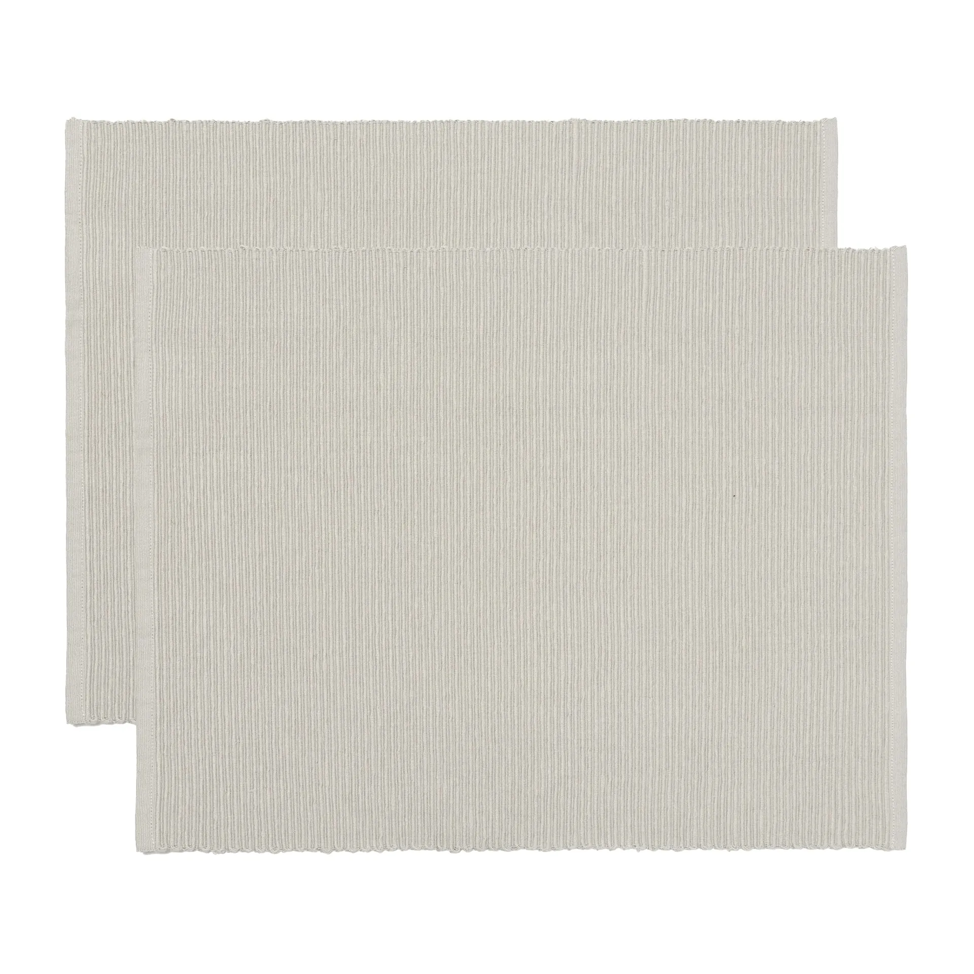 Uni placemat 35x46 cm 2-pack, Lichtgrijs Linum