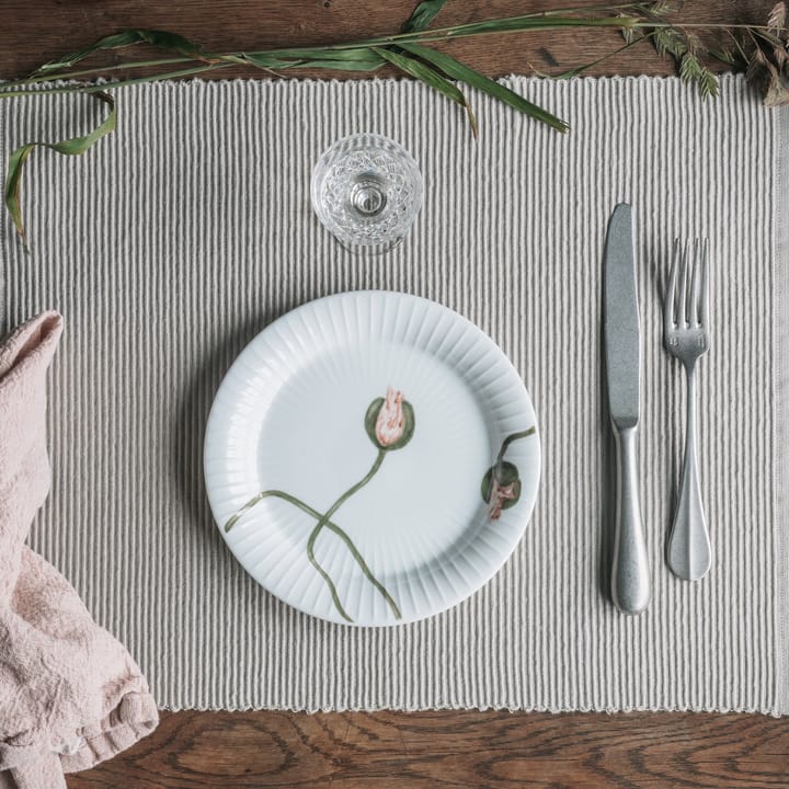 Uni placemat 35x46 cm 2-pack, Lichtgrijs Linum