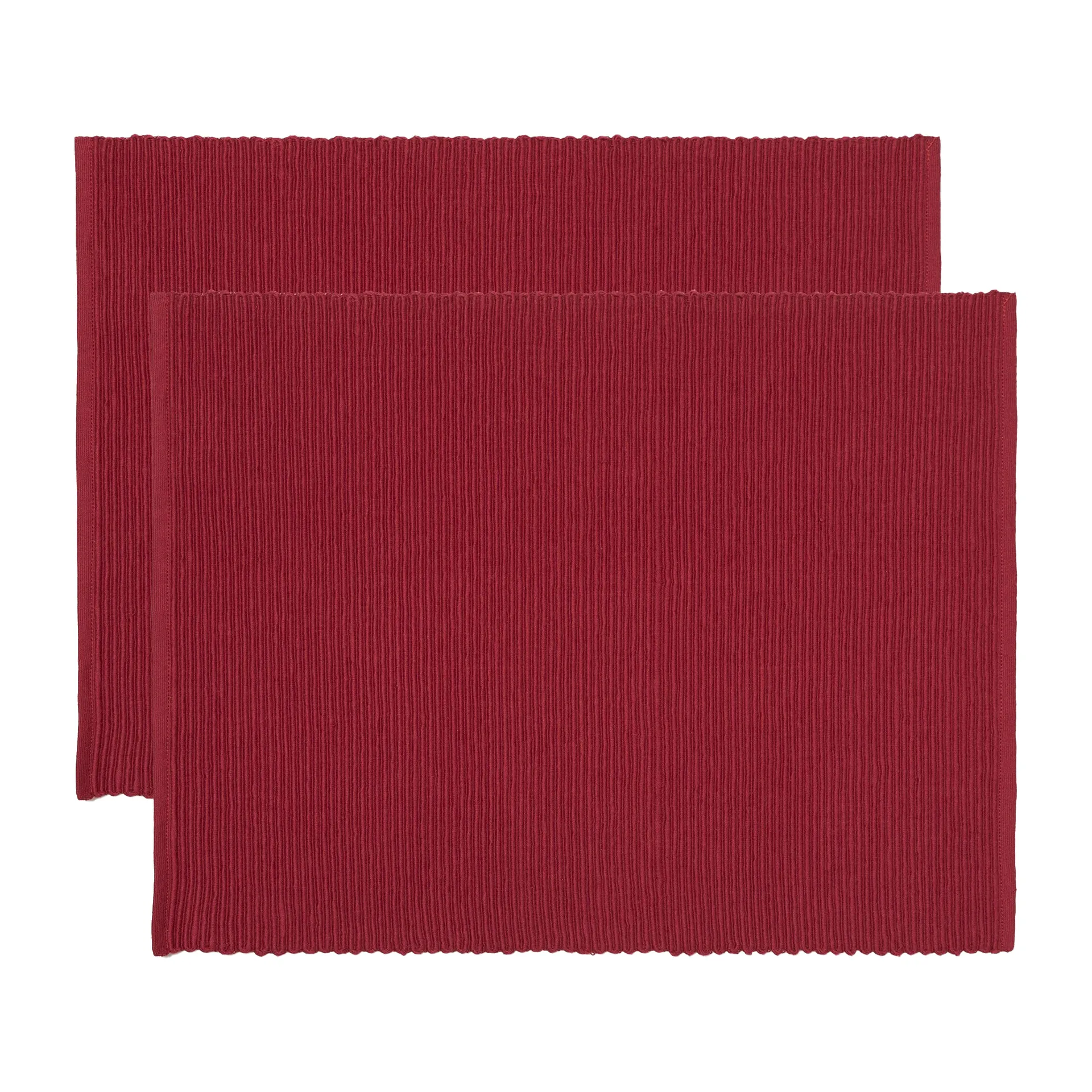 Uni placemat 35x46 cm 2-pack, Rood Linum