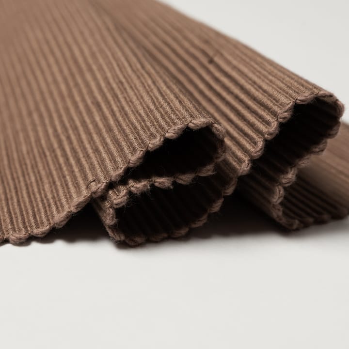Uni placemat 35x46 cm 4-pack, Bruin grijs Linum