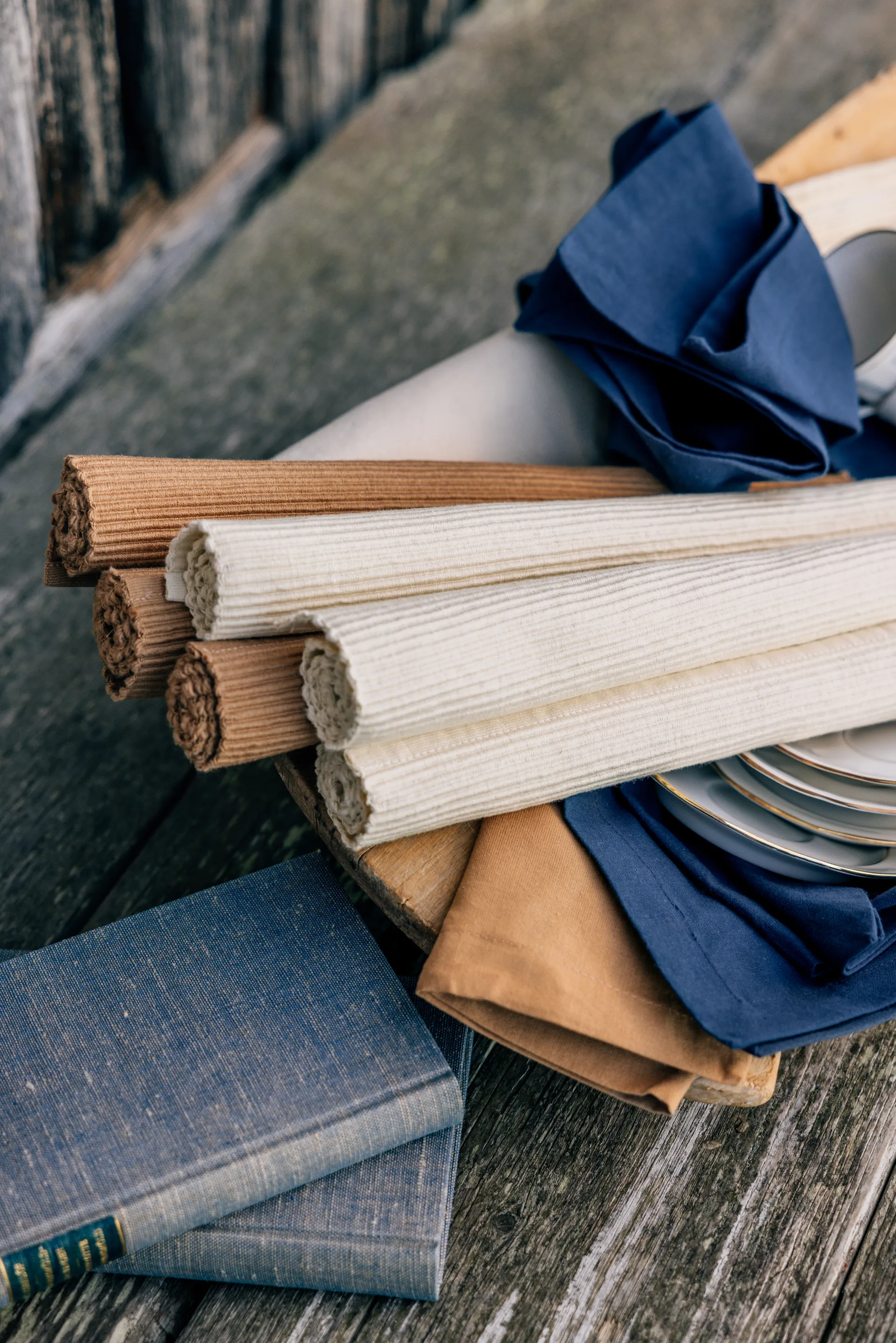 Uni placemat 35x46 cm 4-pack, Crèmig beige Linum