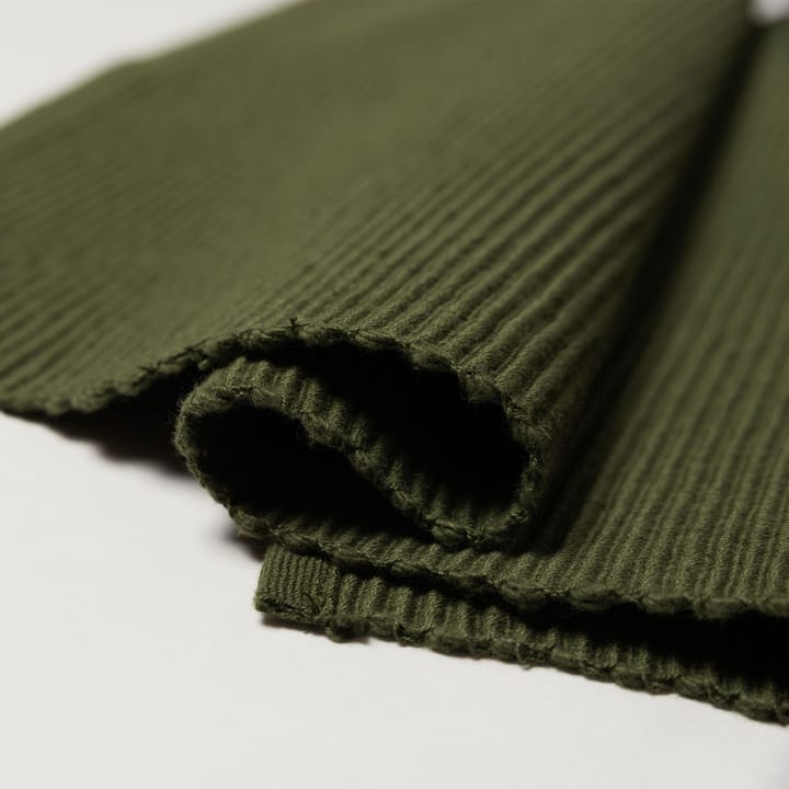 Uni placemat 35x46 cm 4-pack, Donker olijf groen Linum