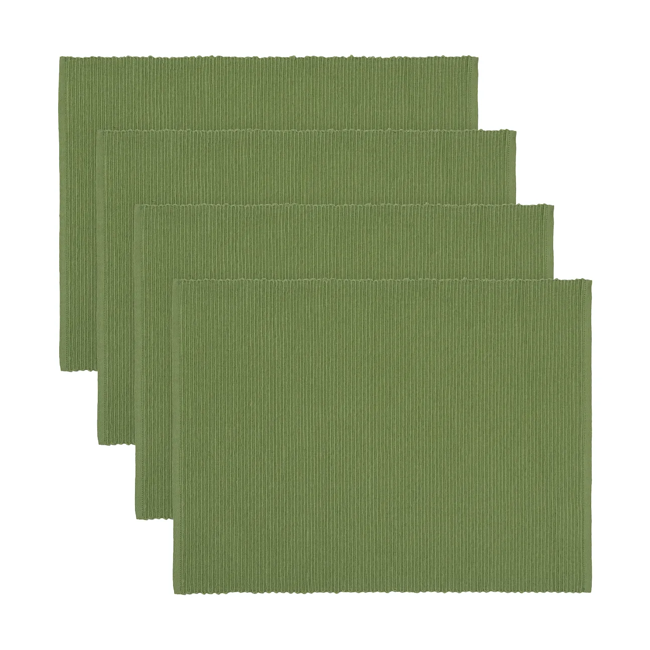 Uni placemat 35x46 cm 4-pack, Mosgroen Linum