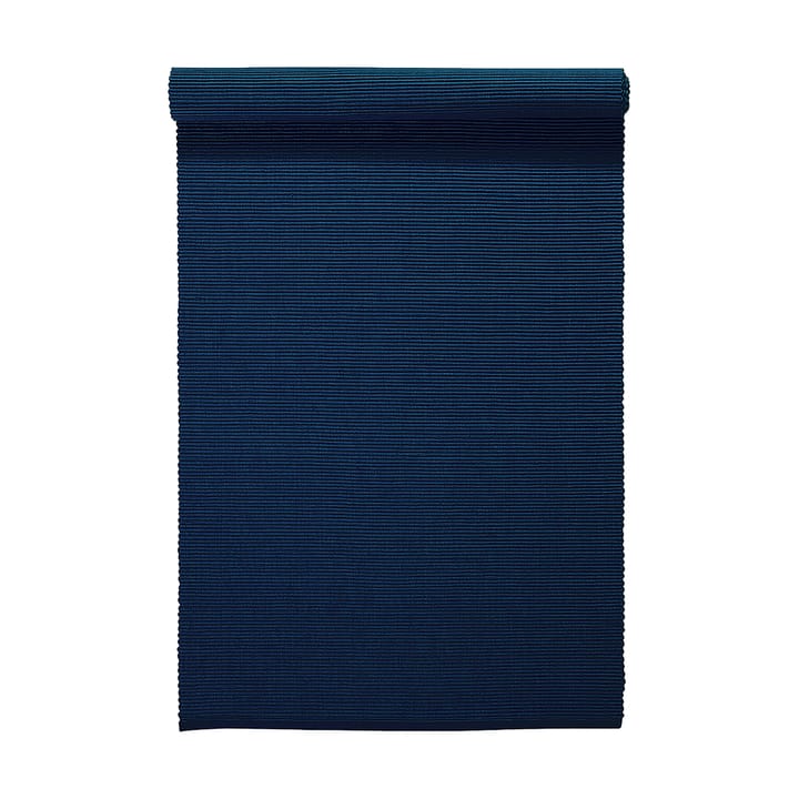 Uni tafelloper 45x150 cm - Indigoblauw - Linum