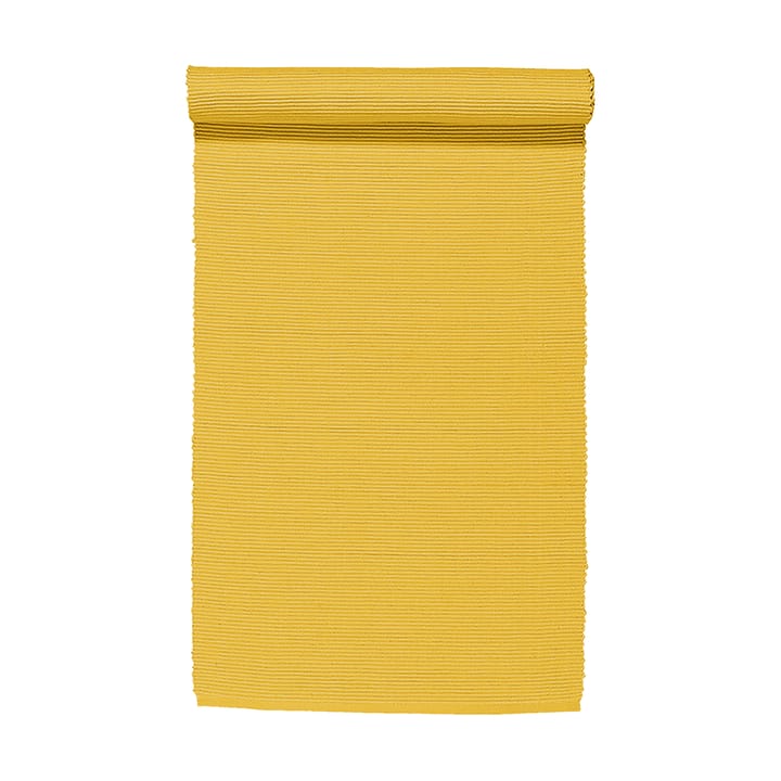 Uni tafelloper 45x150 cm - Mosterdgeel - Linum