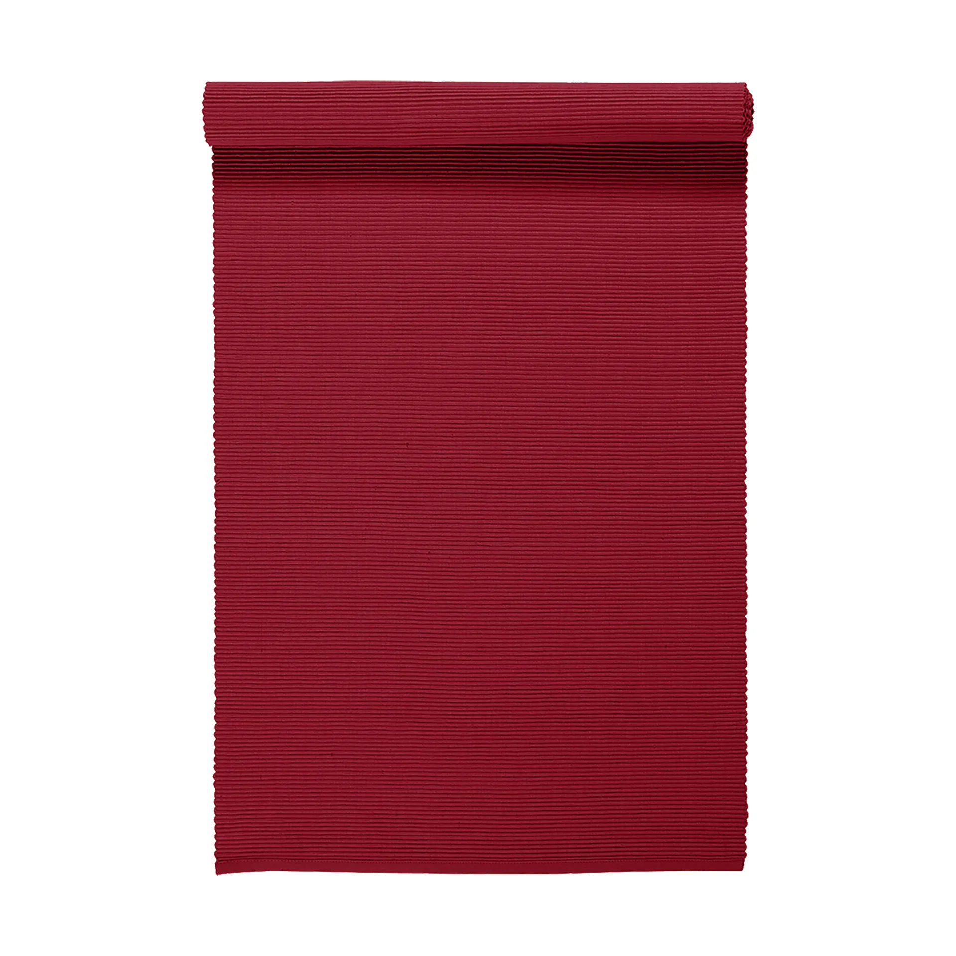 Uni tafelloper 45x150 cm, Rood Linum