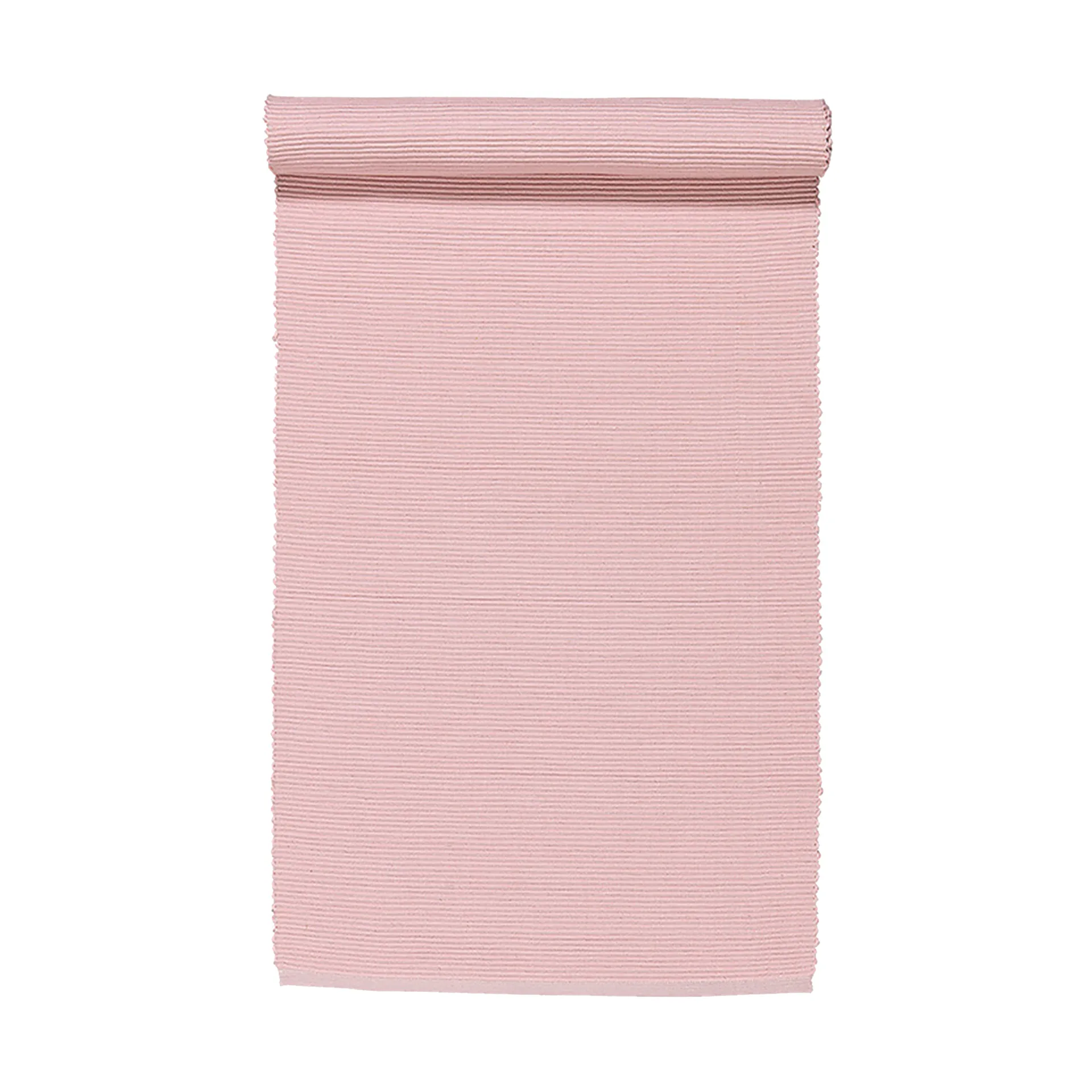 Uni tafelloper 45x150 cm, Stoffig roze Linum