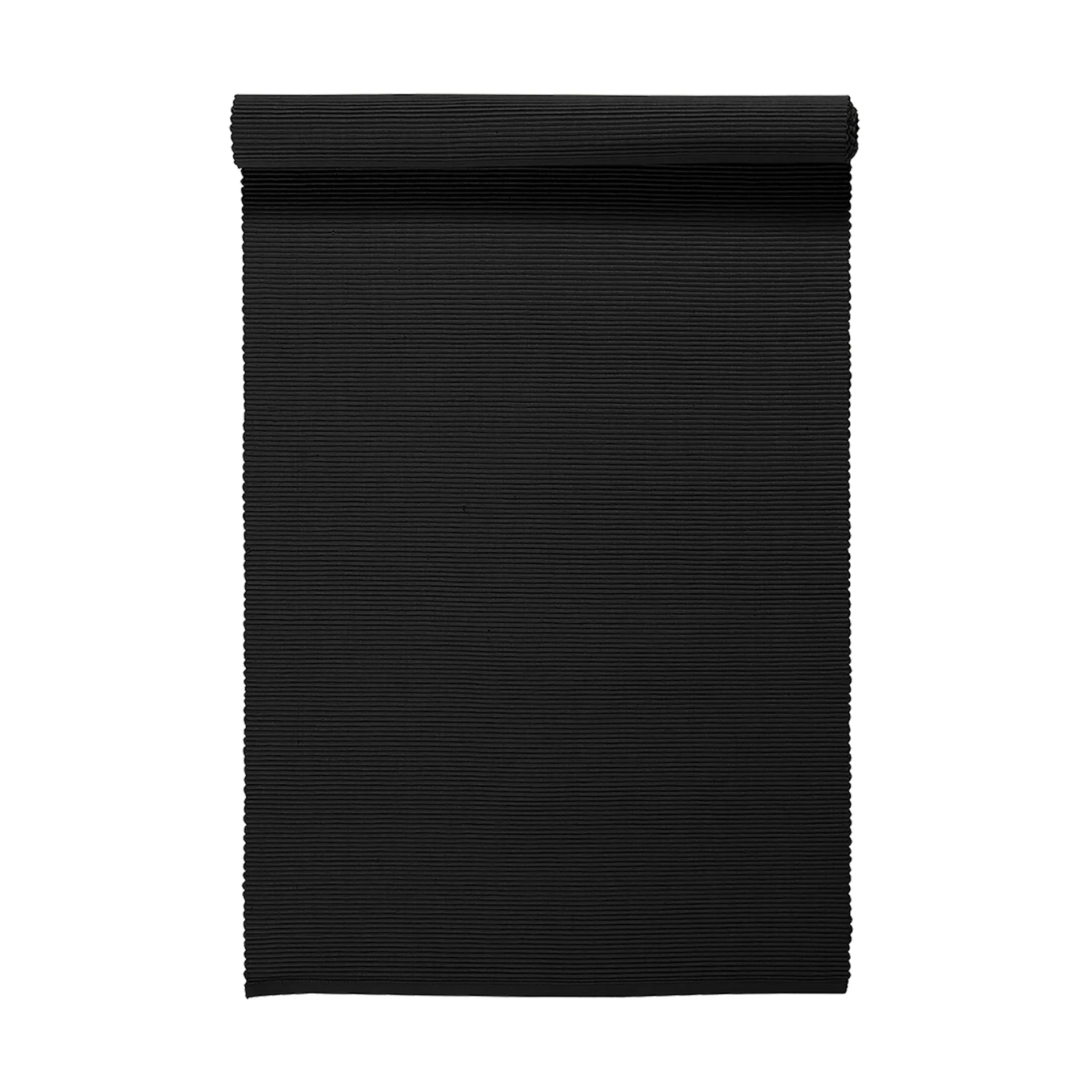 Uni tafelloper 45x150 cm, Zwart Linum