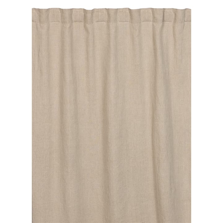 West curtain met strijkstrip - beige - Linum