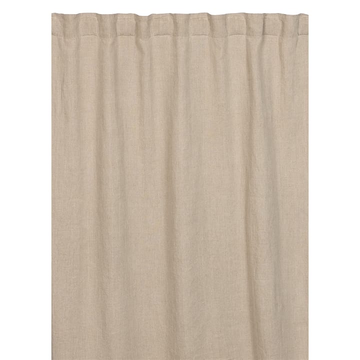 West curtain met strijkstrip, beige Linum