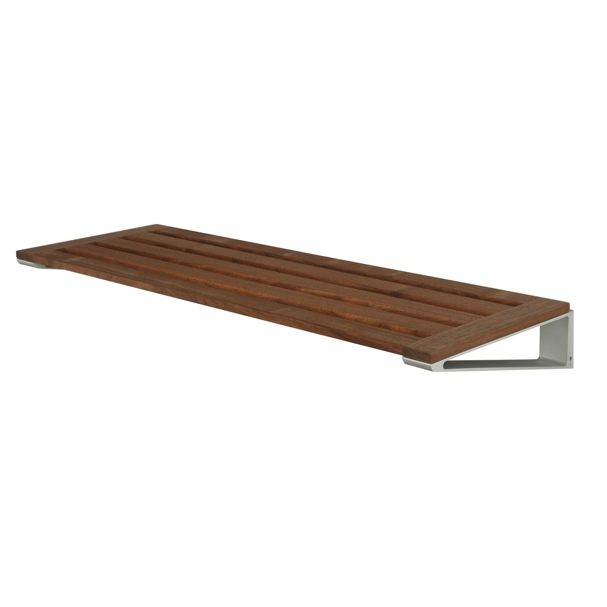 LoCa Knax schoenenplank walnoot | Scandinavisch Interieur | Schoenenrekken | Bruin