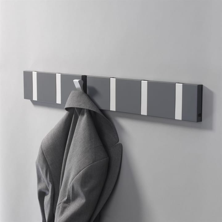 Loca Knax kledinghanger 80 cm - geolied walnoot-grijs - LoCa