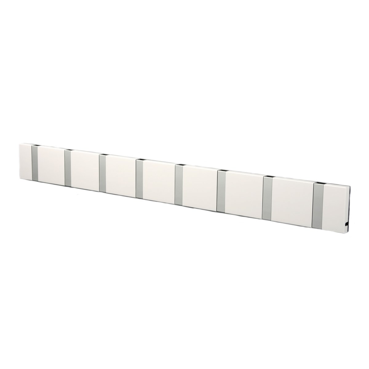 Loca Knax kledinghanger 80 cm wit-grijs | Scandinavisch Interieur | Haken & hangers | Grijs